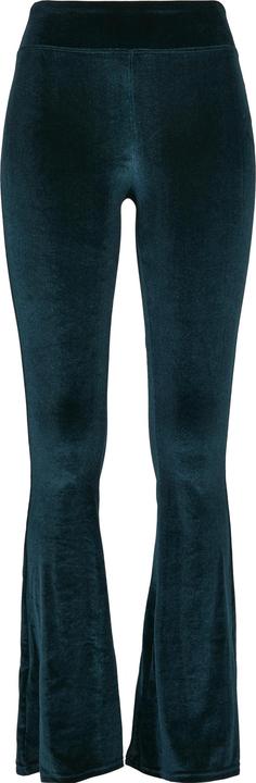 Actual product image Urban Classics Ladies High Waist Velvet Boot Cut Leggings (XXL)