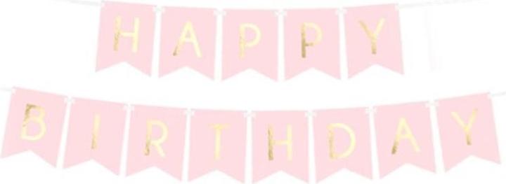 Produktbild Partydeco Happy Birthday Buchstabenkette (1 Stk.)