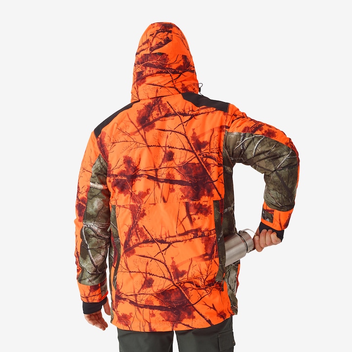 Immagine prodotto Solognac Giacca Impermeabile Silenziosa E Calda Da Caccia Neon Treemetic Hide 500