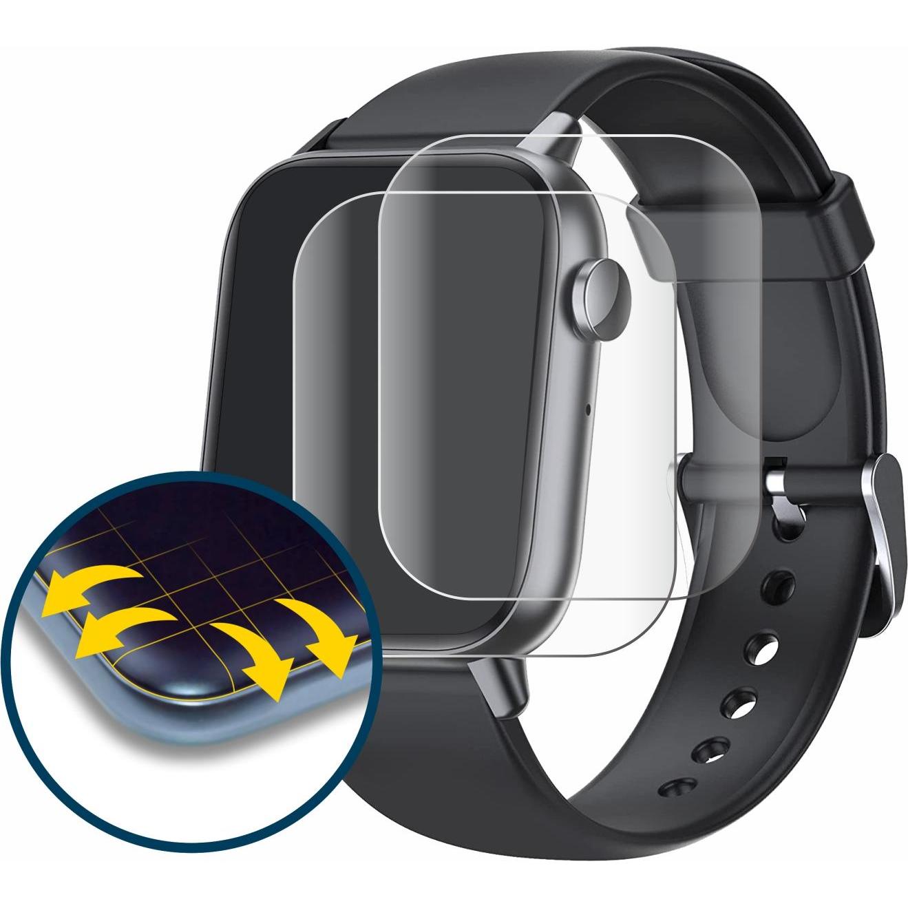 Thumbnail - BROTECT Full-Screen Displayschutz, Smartwatch Schutzfolie, Transparent