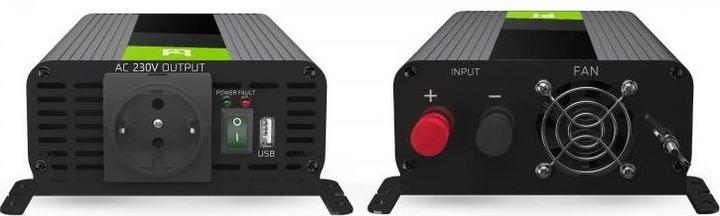 Actual product image GreenCell INVGC16 - Universal - Car - 12 V - 500 W - 230 V - DC-to-AC