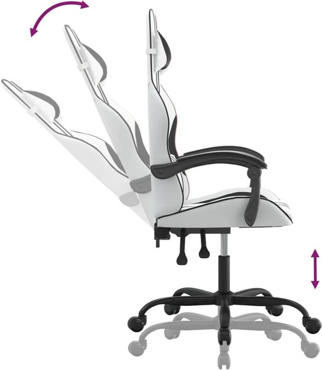 Actual product image vidaXL Gaming-Stuhl (44.50 - 54.50 cm)