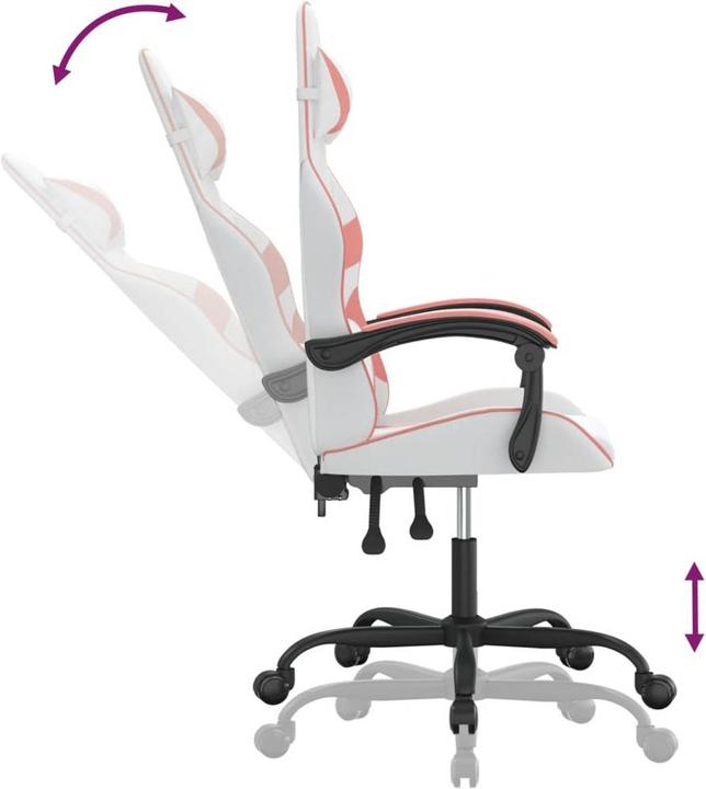 Produktbild vidaXL Gaming-Stuhl (44.50 - 54.50 cm)