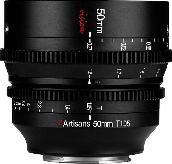 Actual product image 7artisans Fixed focal length 50 mm T1.05 (Canon RF, APS-C / DX)
