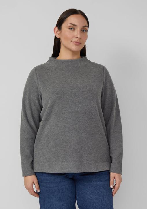 Produktbild s.Oliver Sweatshirt Weiches Sweatshirt mit Stehkragen (52)
