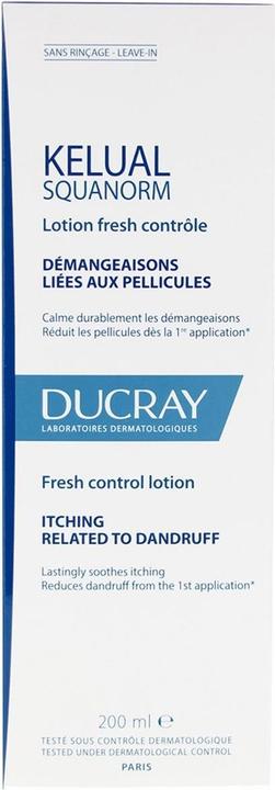 Produktbild Ducray Kelual Squanorm Erfrischende Schuppen- und Juckreizlotion 200ml (Körperlotion, 200 ml)