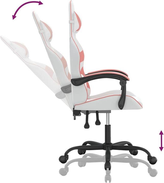 Produktbild vidaXL Gaming-Stuhl (44.50 - 54.50 cm)