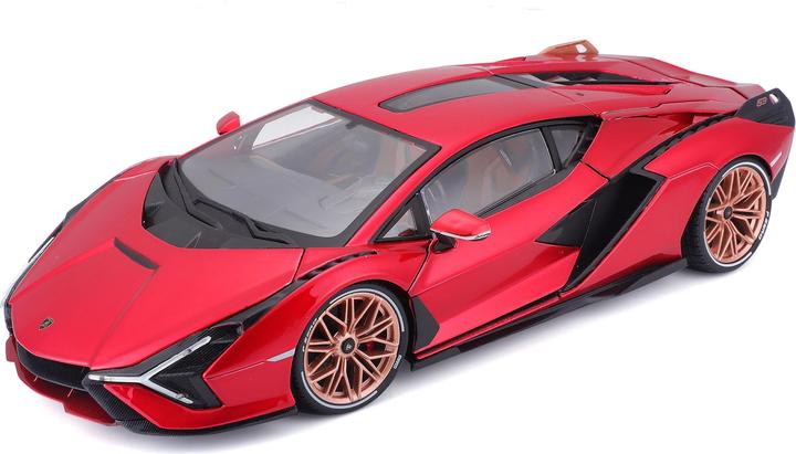 Produktbild Bburago Diecast 1:18 Hobby Car Lamborghini Sian FKP 37 Red Ages 3+ 18-11046