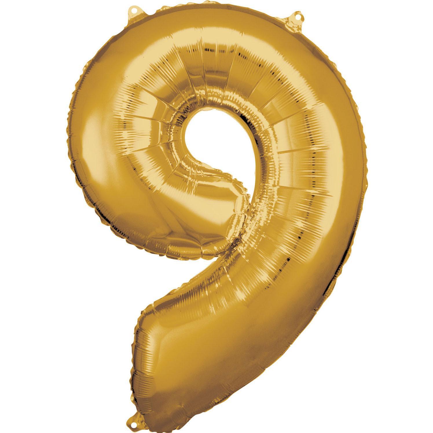 Amscan Folienballon Zahl 9
