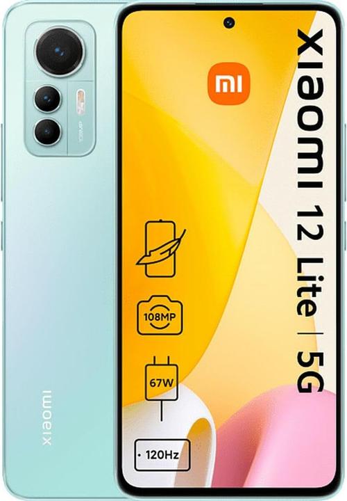 Actual product image Xiaomi 12 Lite (128 GB, Lite Green, 6.55", Dual SIM, 5G)