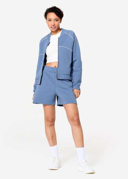 Immagine prodotto Domyos Bomberjacke mit Reissverschluss Damen blau mit weiss (S)