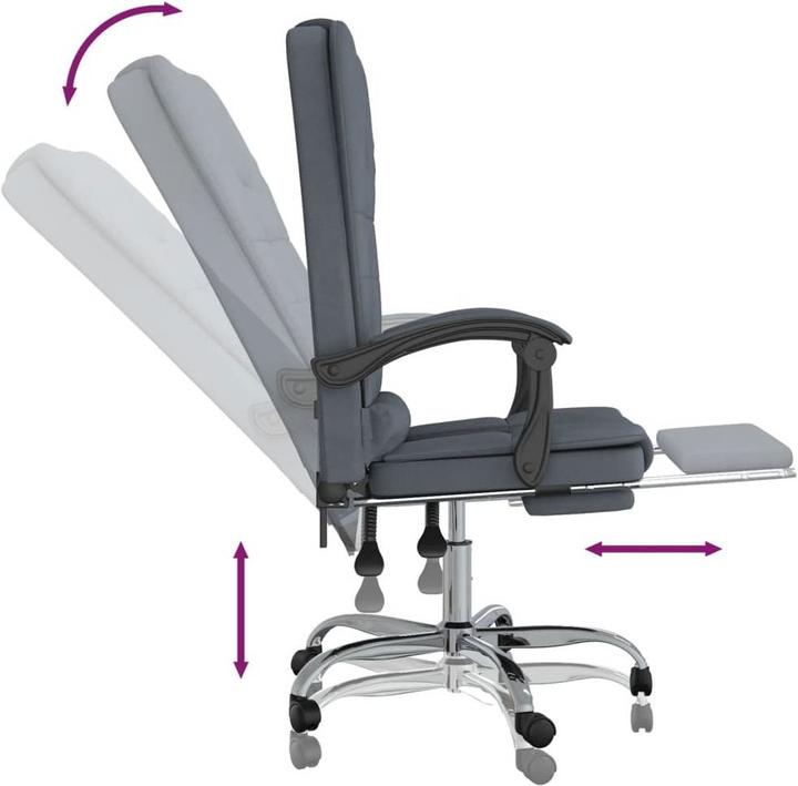 Image du produit vidaXL Massage-Bürostuhl (46.50 - 56 cm)