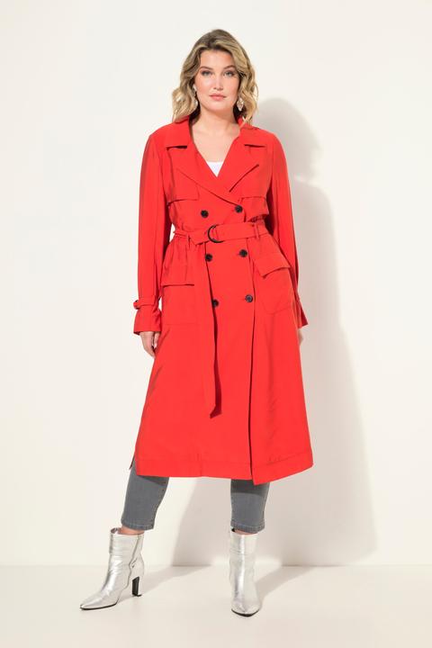 Actual product image Miamoda Trench coat in denim look (54)