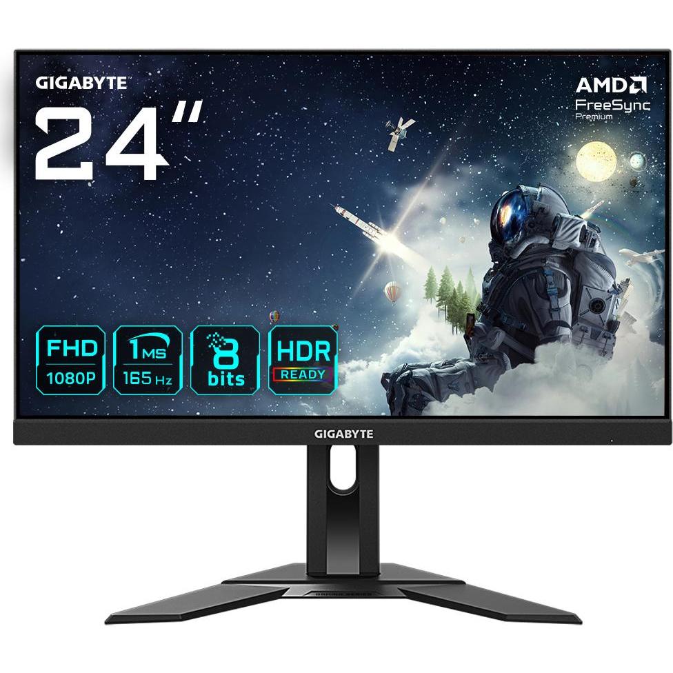 Gigabyte G24F 2 (1920 x 1080 Pixel, 23.80"), Monitor, Schwarz