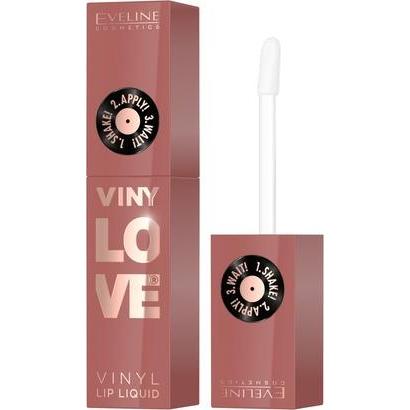 Eveline, Rossetto + Lucidalabbra, Vinylove Longlasting Liquid Lipstick With Vinyl Effect 04 Peachy 4ml