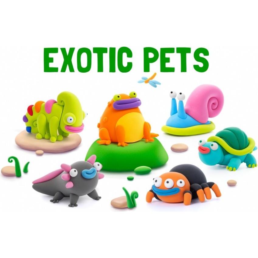 Thumbnail - Tm Hey Ton Kunststoff Masse Exotische Tiere 15 Dosen 15025CEE