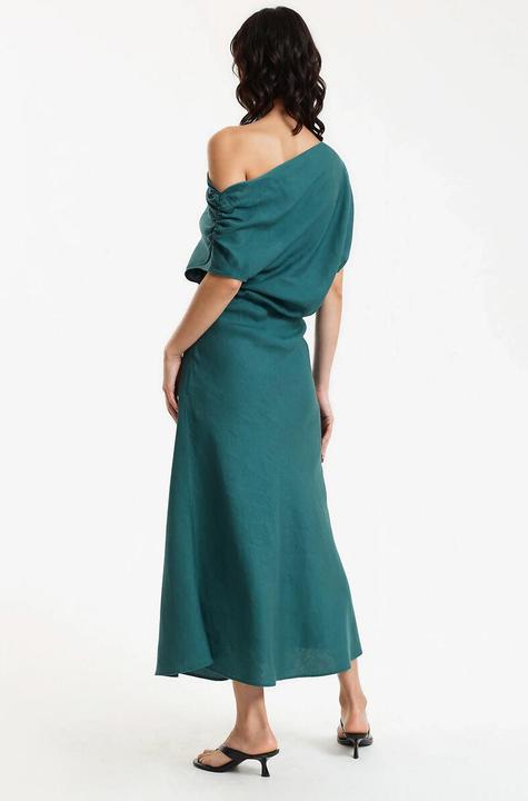 Produktbild La Redoute Collections Midikleid mit asymmetrischem (34)