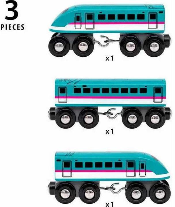 Actual product image Ravensburger BRIO World – 36086 Trains of the World Shinkansen Series E5 Hayabusa Zug | Spielzeugzug für Kinder