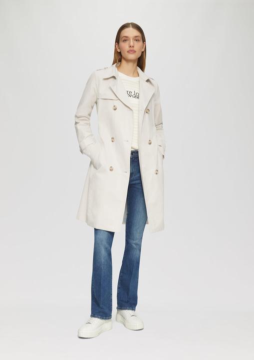 Immagine prodotto S.Oliver Outdoor-Mantel Trenchcoat mit Streifen-Futter