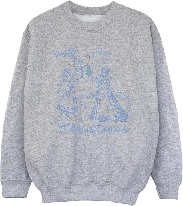 Actual product image Disney Girls Frozen Magic Christmas Sweatshirt (140, 146)