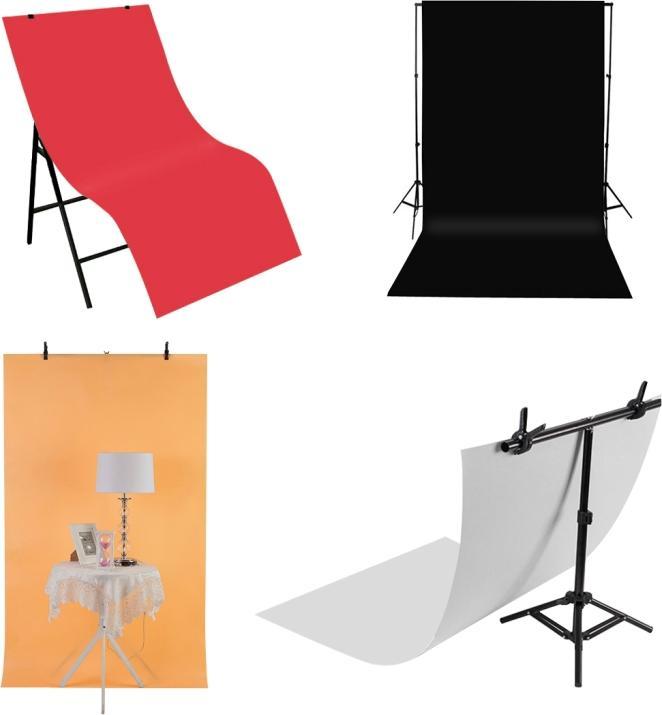 Actual product image Puluz Photography Background PVC Paper Kits for Studio Tent Box, Size: 121cm x 58cm (Red) (121 cm)