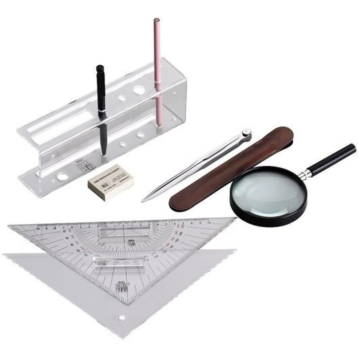 Thumbnail - Alco, Schreibtisch Accessoire, Besteckhalter Kunststoff 22x8x5cm transparent