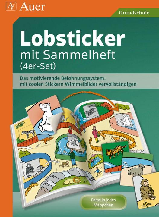 Produktbild Lobsticker mit Sammelheft (4er-Set) (280 Sticker)