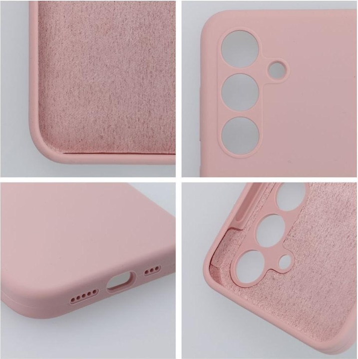 Produktbild OEM Back panel cover Case SILICONE 2mm for SAMSUNG S24 FE sand pink (Samsung Galaxy S24 FE)