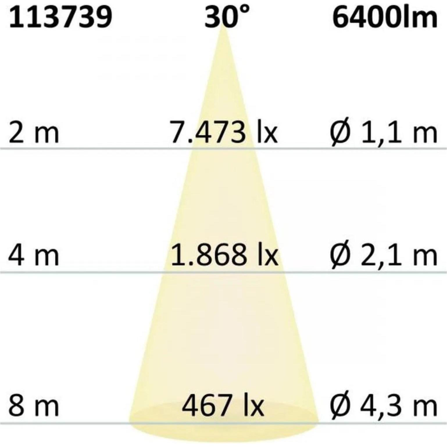 Thumbnail - Isoled, Wandleuchte + Deckenleuchte, Hallenbeleuchtung (6400 lm)