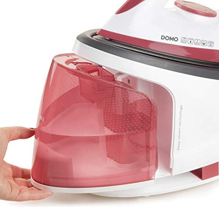 Productafbeelding Domo DO7114S Stoomstrijkstation 2200W Roze, Wit (2200 W, 120 g/min)