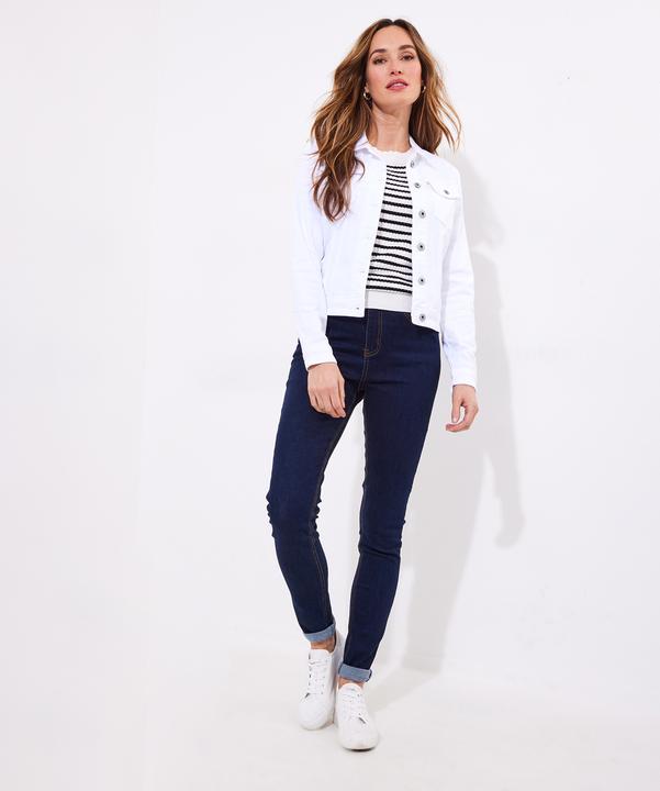 Actual product image Joe Browns BOUTIQUE Embellished Wing Denim Jacket (42)