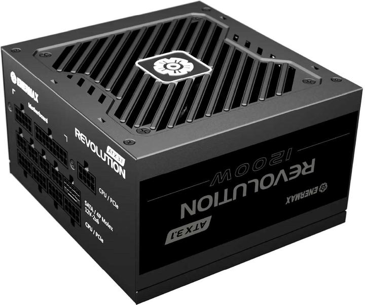 Image du produit Enermax Power Supply 1200W Revolution3 80+ Gold Black ATX3.1 (1200 W)
