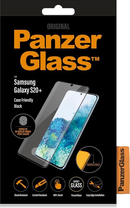 Actual product image PanzerGlass Case Friendly (1 Piece, Samsung Galaxy S20+)