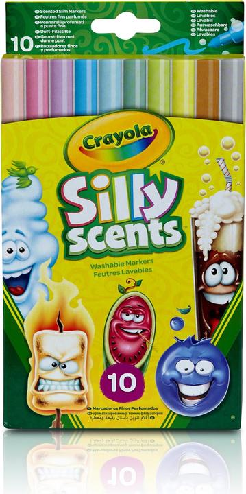 Actual product image Crayola 10 Silly Scents (Multinational, 10 x)