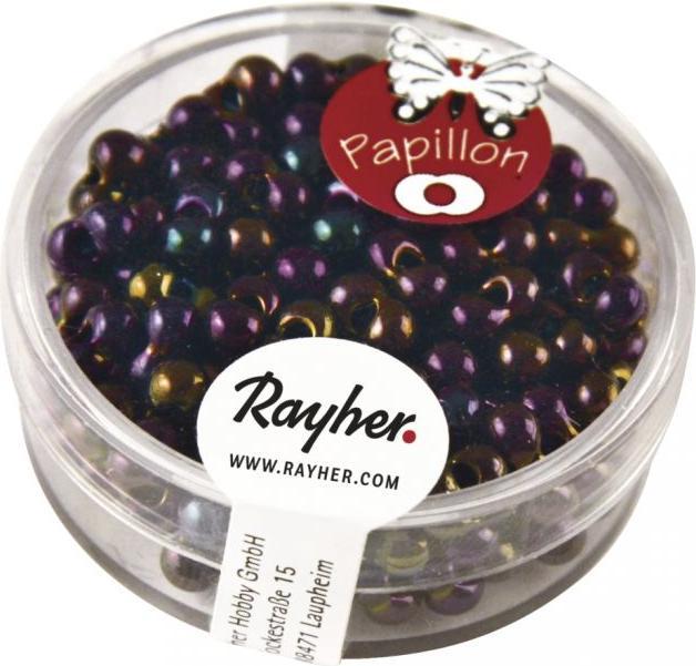 Produktbild Rayher Papillon-Rocailles, amethyst, 18 g