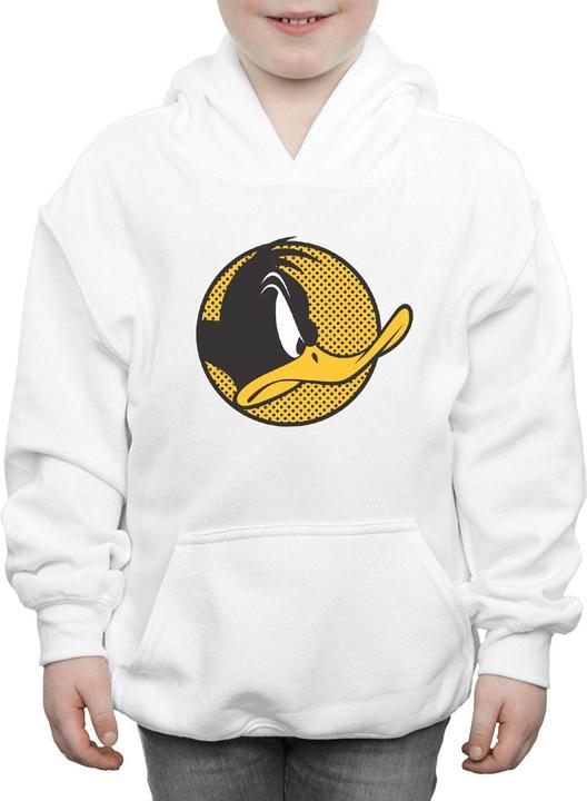 Actual product image Looney Tunes Boys Daffy Duck Dotted Profile Hoodie (128)