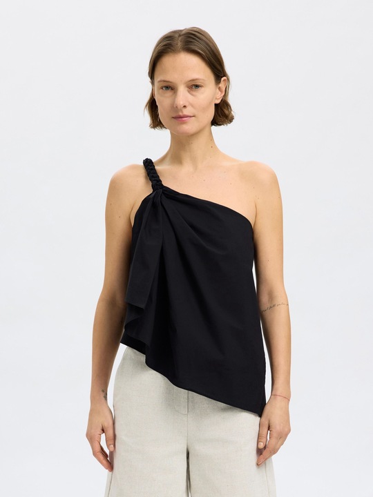 Produktbild Selected Femme Geflochtenes One-Shoulder-Top (40)