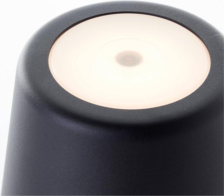 Actual product image Brilliant LED-Akku-Tischleuchte Kaami, 2 W, 310 lm, 3000 K, schwarz, 2er Set (310 lm)