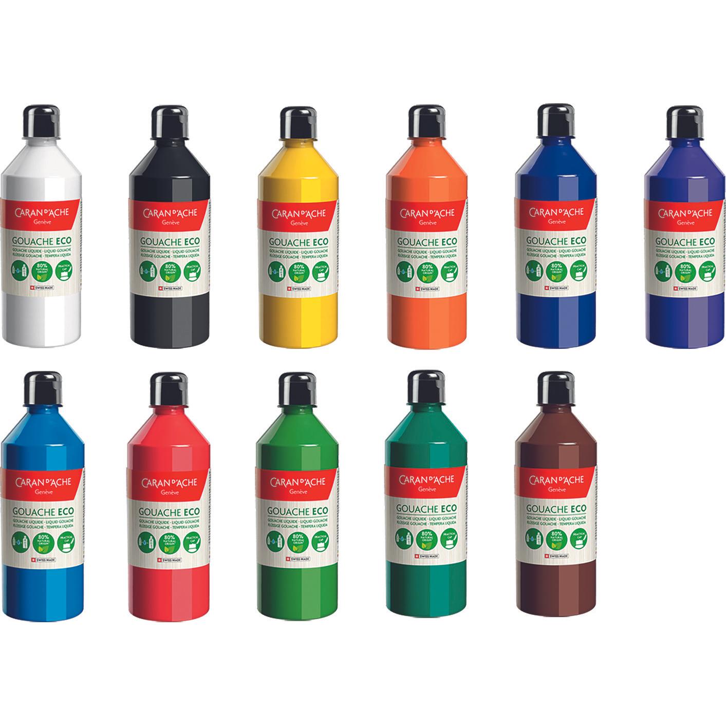 Thumbnail - Caran d'Ache, Künstlerfarbe + Bastelfarbe, Deckfarbe Gouache Eco (Siena gebrannt, 500 ml)