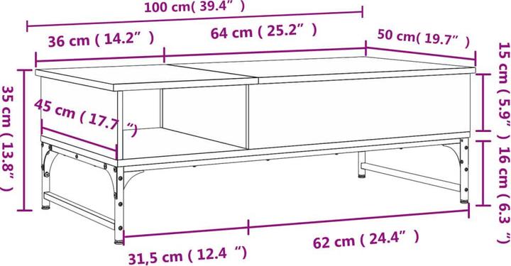 Produktbild vidaXL Couchtisch