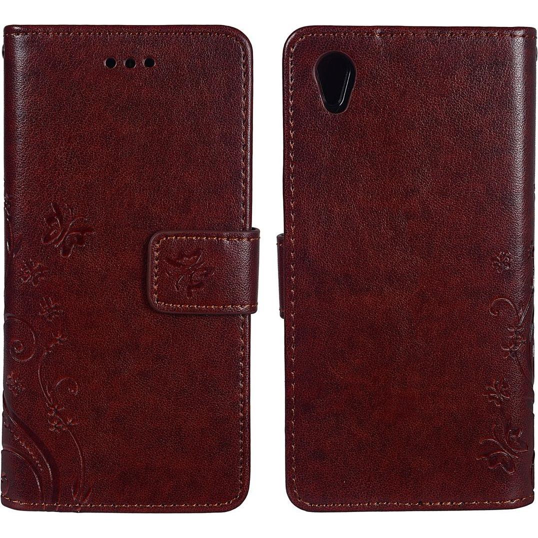König Design Schutz Handy Hülle für Sony Xperia X Case Cover Tasche Wallet Etui Handyhülle (Sony Xperia X), Smartphone H...