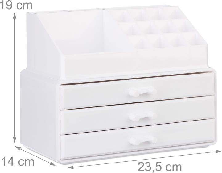 Actual product image Relaxdays Makeup Organizer