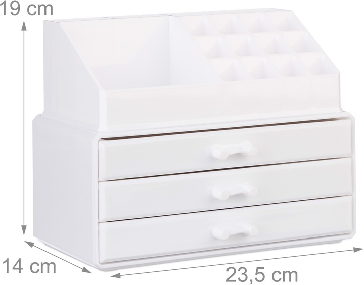 Actual product image Relaxdays Makeup Organizer