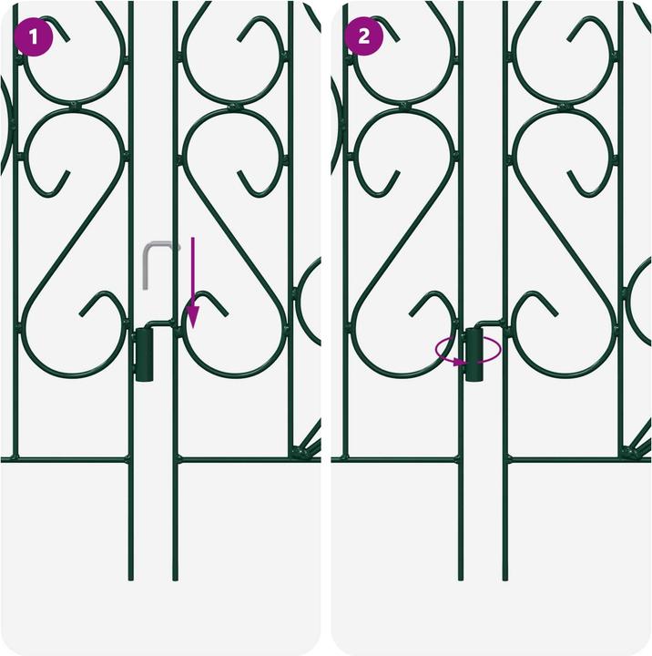 Produktbild vidaXL Gartenumzäunung