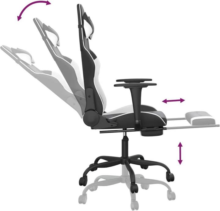 Immagine prodotto vidaXL Gaming-Stuhl (43.50 - 53 cm)