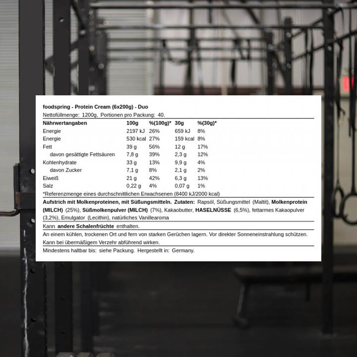 Produktbild Foodspring Protein Cream (1200 g)