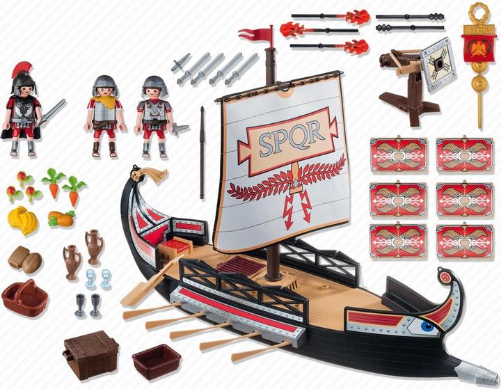 Produktbild Playmobil Römische Galeere (5390, Playmobil History)
