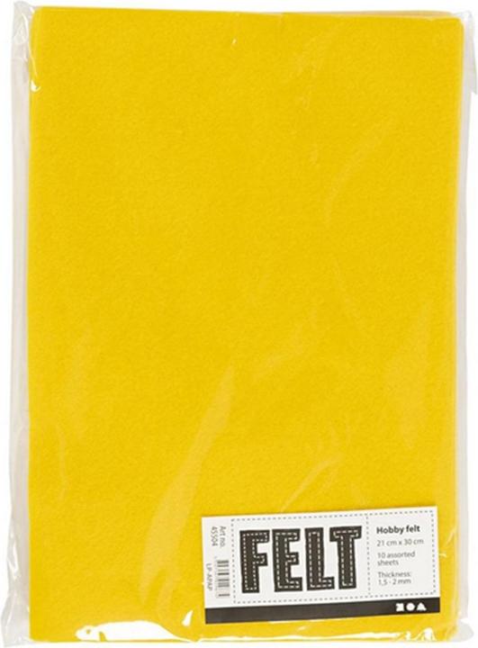 Actual product image Creativ Company Hobbyvilt Geel A4, 10 vells