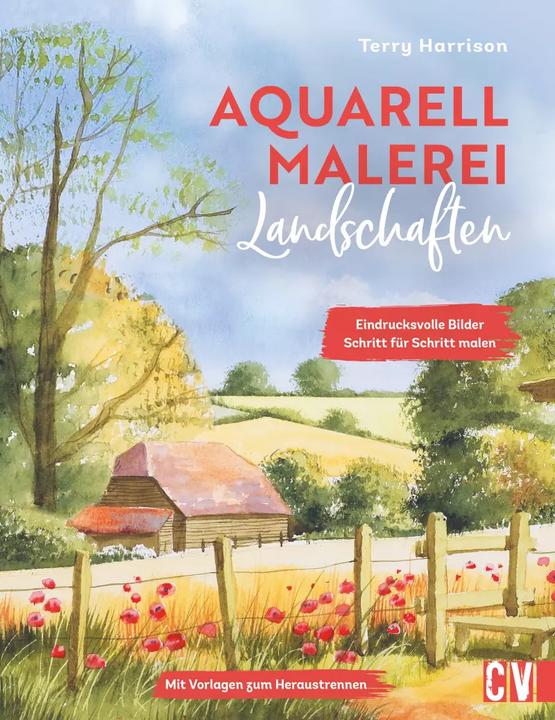 Actual product image Aquarellmalerei Landschaften (German, Terry Harrison, Zweikonzept Gbr Tina Bungeroth, 2023)