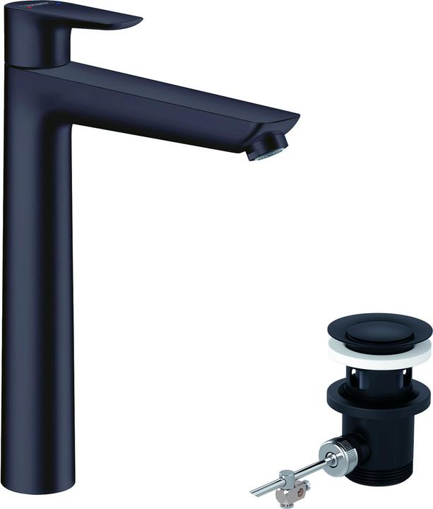 Actual product image hansgrohe HG EH-WT-MI TALIS E 240 with G 1 1/4 inch waste, matt black